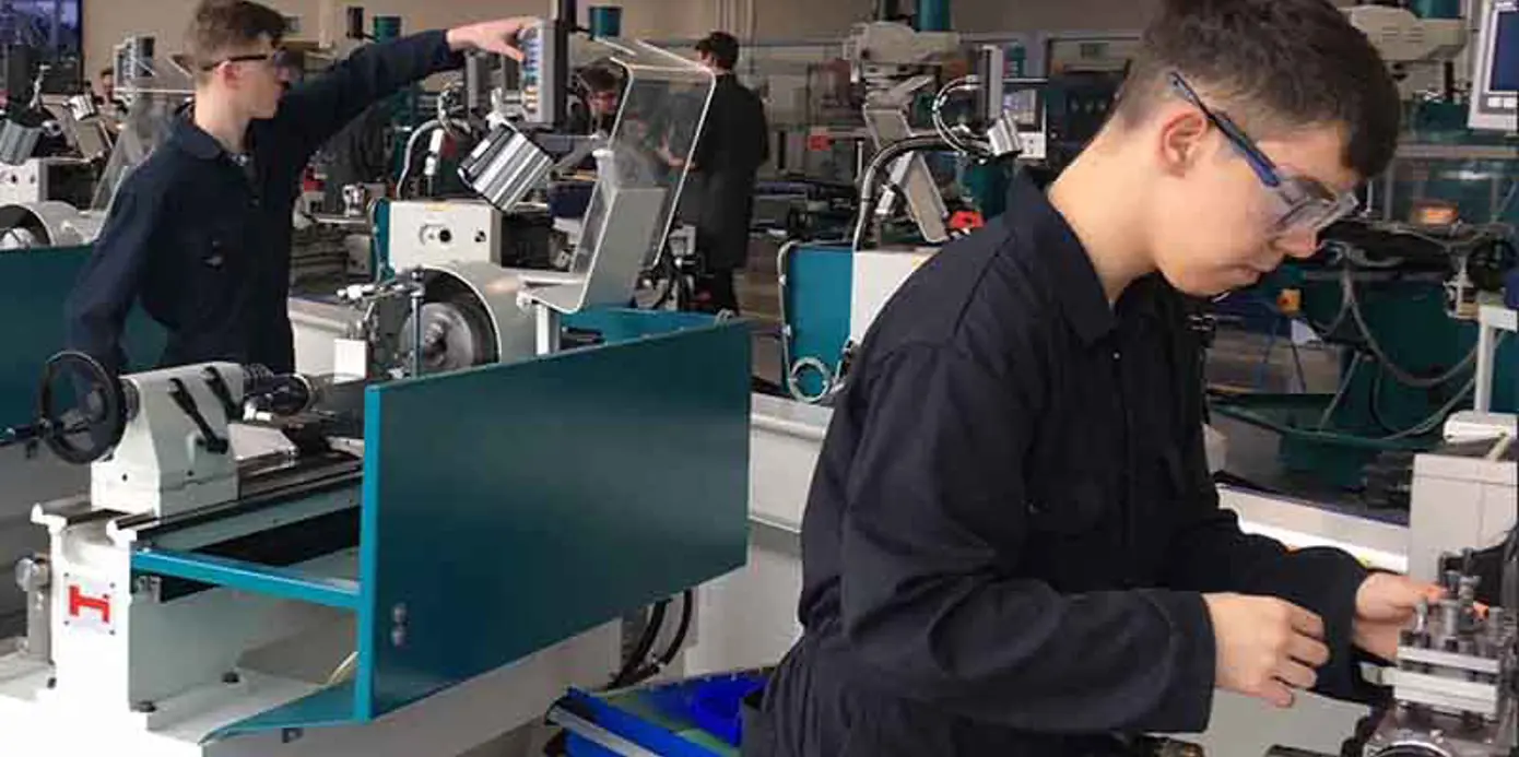 New Machine Tool workshop at Coleg Cambria