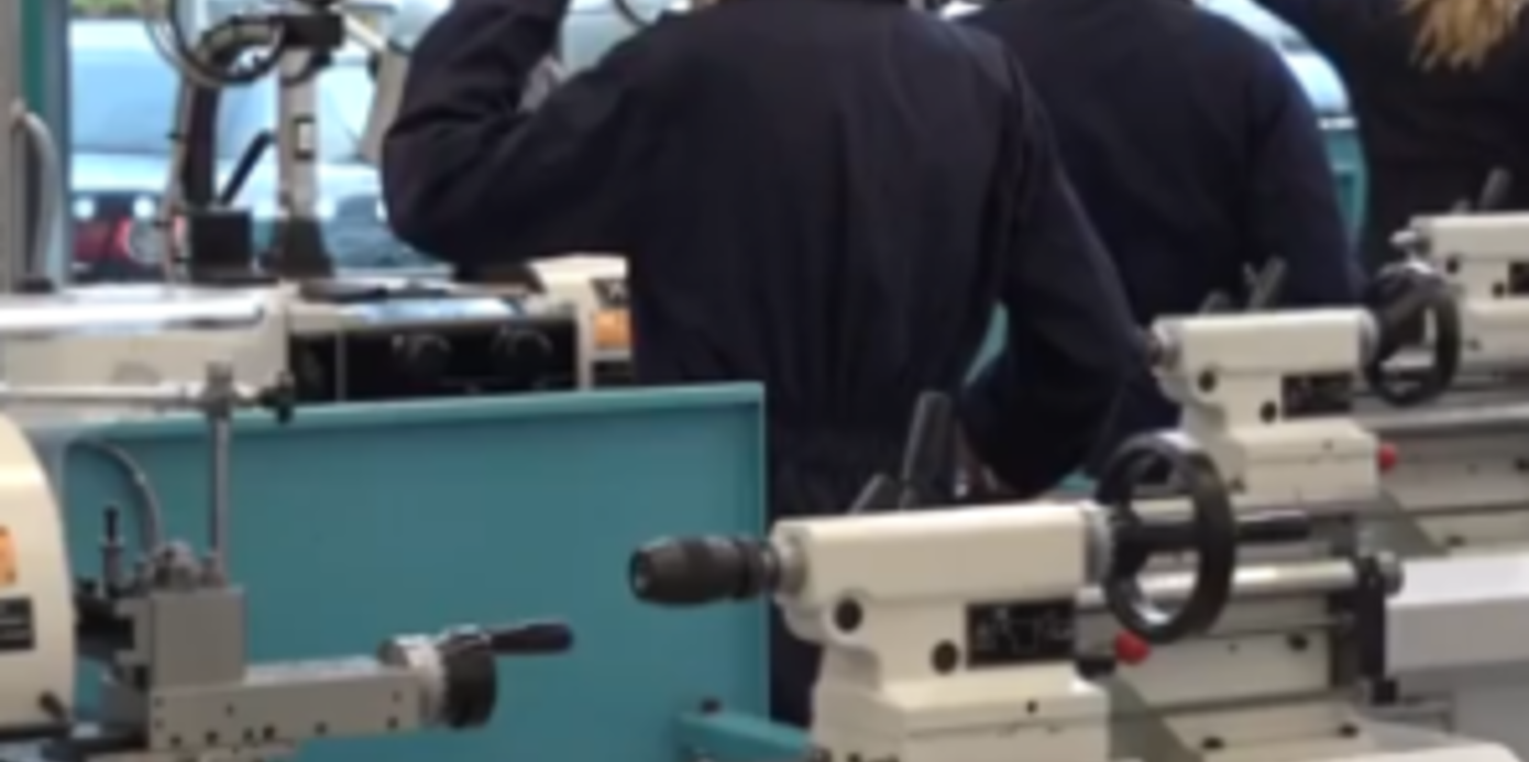 Colchester Student centre lathes at Scarborough UTC