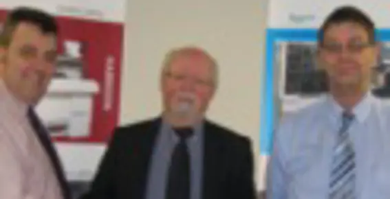 Neils Piper of Herstad and Piper with 600 UK's Howard Bamforth and Mike Berry