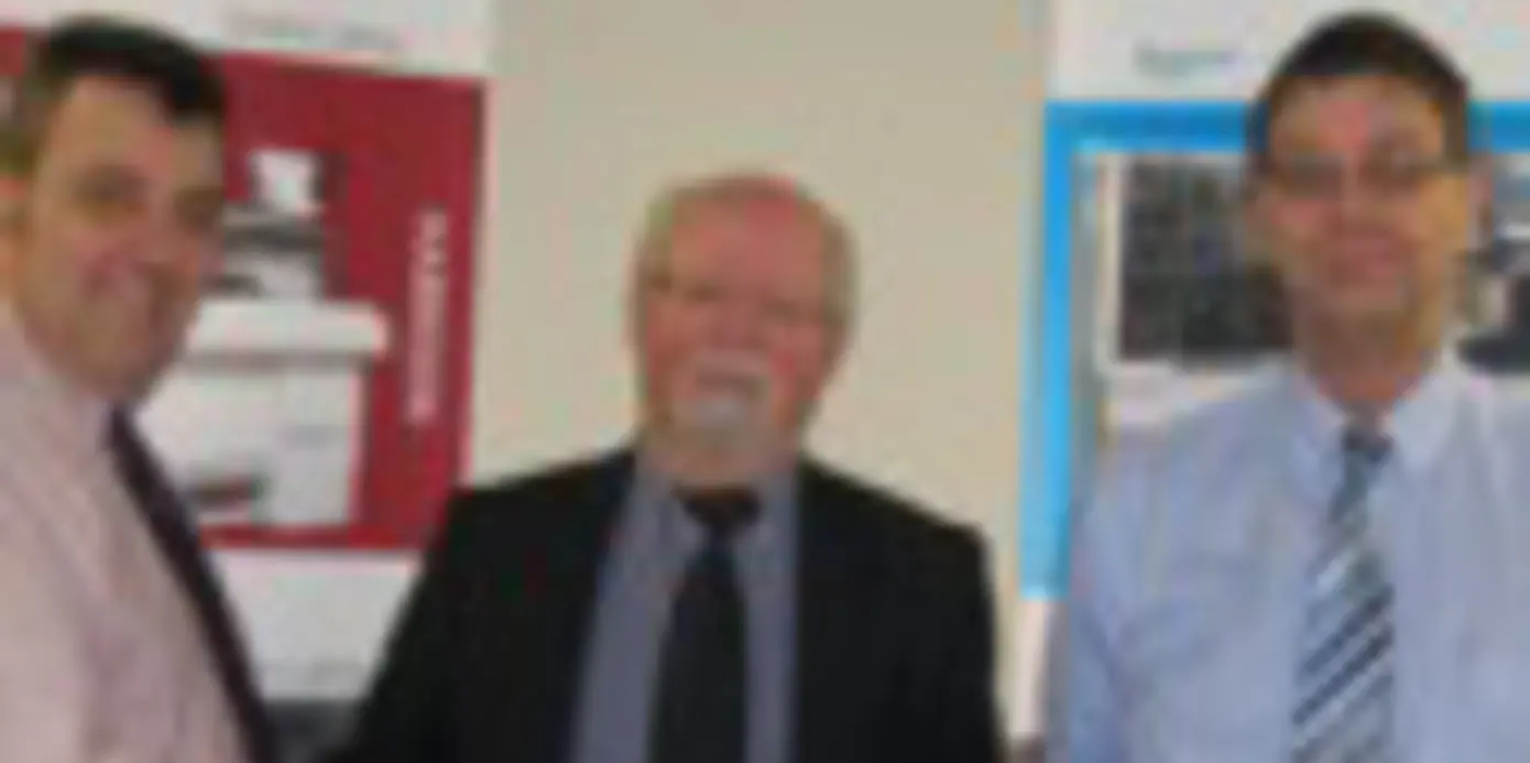 Neils Piper of Herstad and Piper with 600 UK's Howard Bamforth and Mike Berry