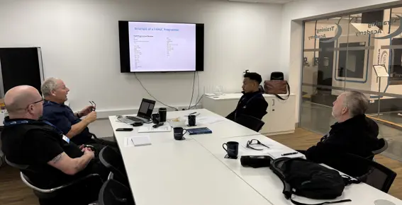 Cengar visits Colchester Training Academy for G-Code programming.