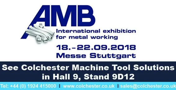 AMB 2018 - Colchester Machine Tool Solutions