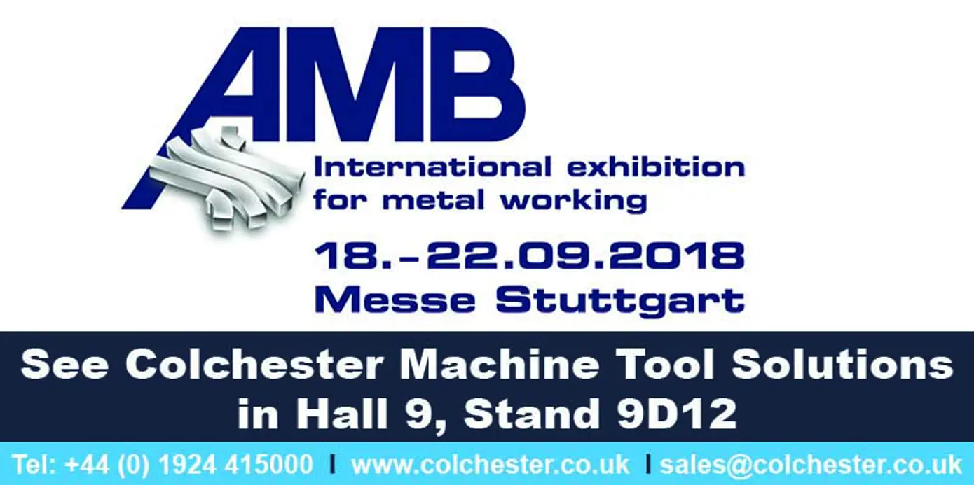 AMB 2018 - Colchester Machine Tool Solutions