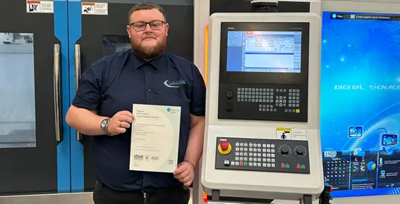 Liam Walker achieves Higher National Diploma	