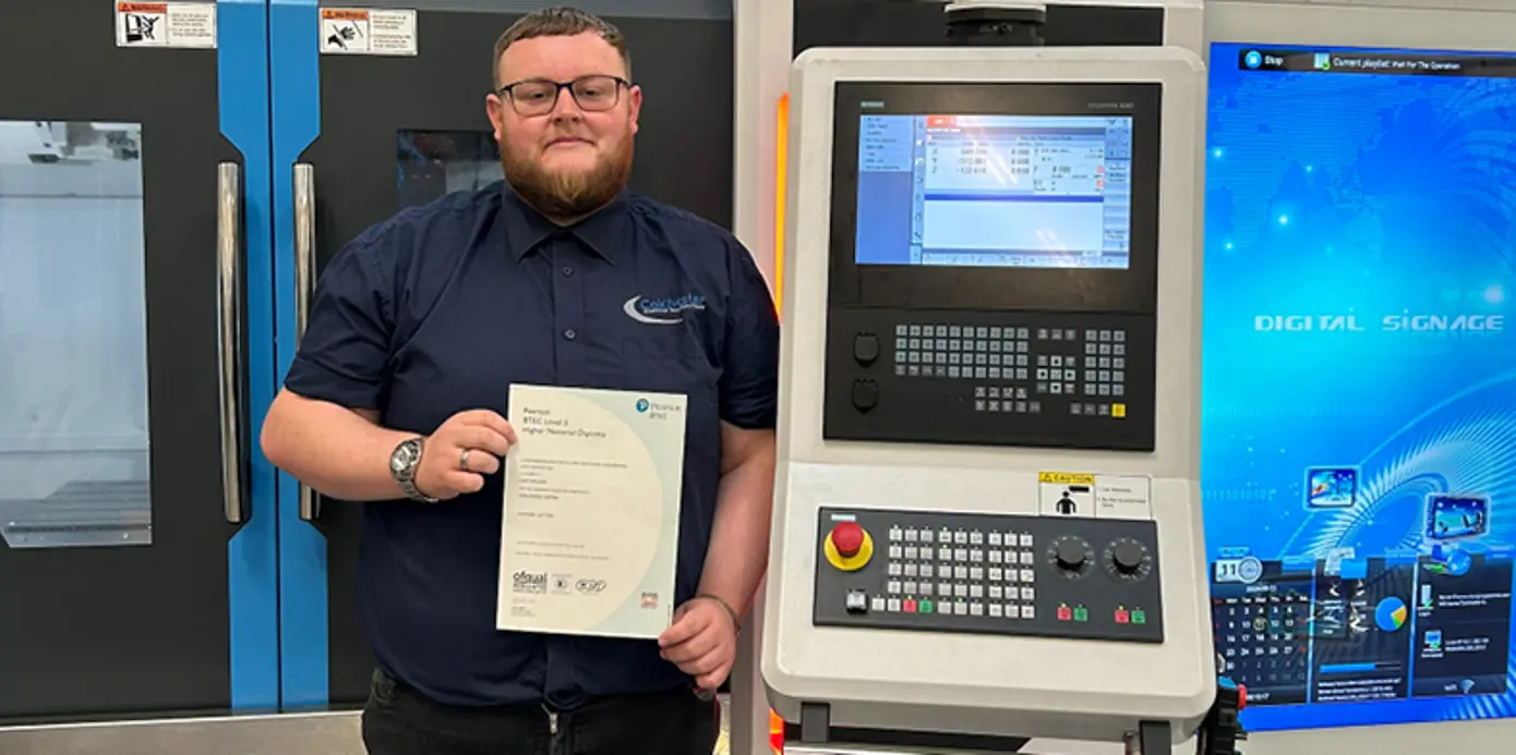 Liam Walker achieves Higher National Diploma
