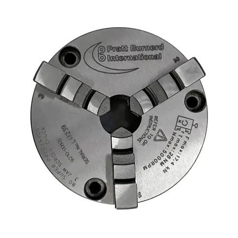 80mm 3 Jaw Super Precision Pratt Burnerd Chuck