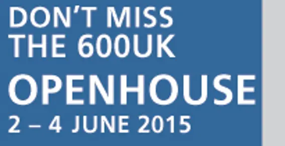 600 UK Openhouse - 2 to 4 June 2015