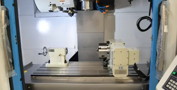 Storm VMC 4-Axis with tailstock options