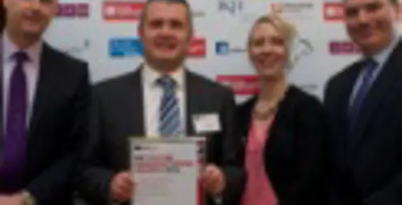 Philip Cullen, 600 Group Marketing Manager, pictured (second left) with the EEF Future Manufacturing Award