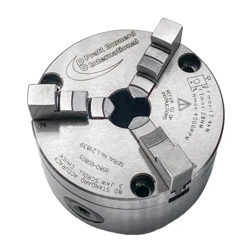 80mm 3 Jaw Standard Accuracy Pratt Burnerd Chuck