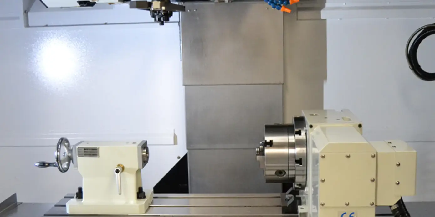 Storm VMC 4-Axis with tailstock options